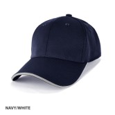 Fade Resistant Hat (Min 8 Units) - Navy/White 
